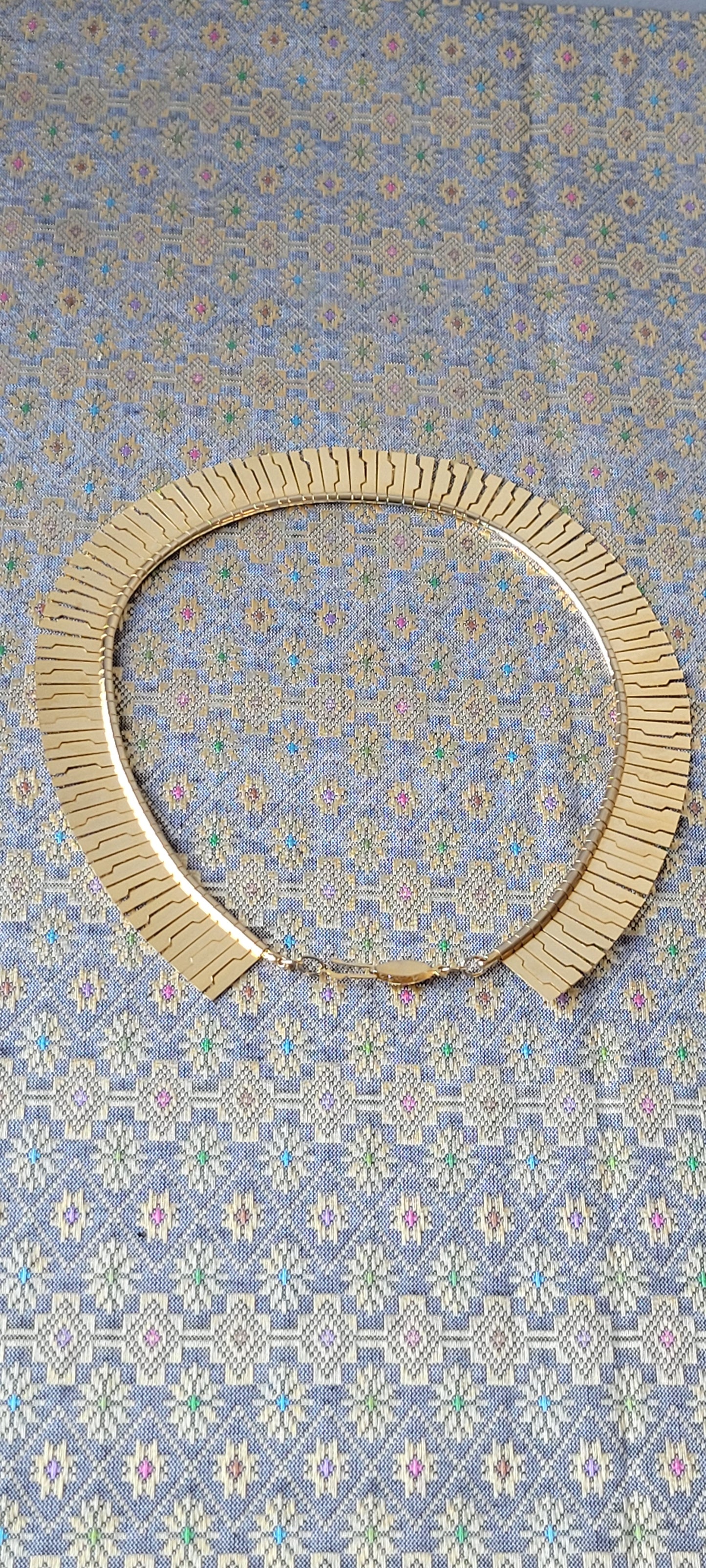 Egyptian Revival Vintage Gold Plated Necklace